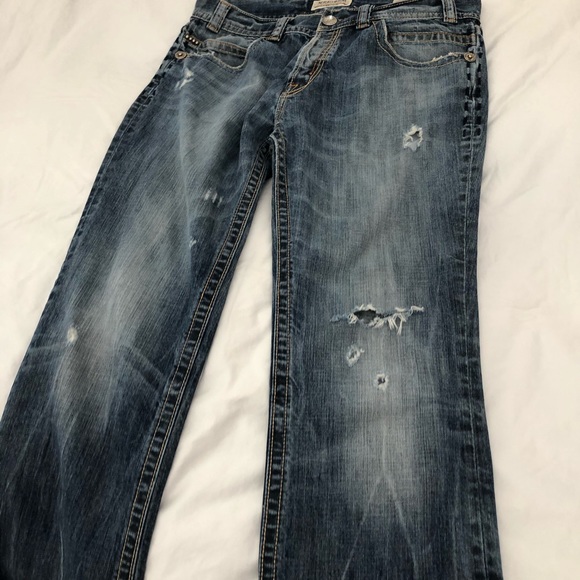 MEK Ulan-Bator Straight Jeans w/ Back Zip - Picture 7 of 11